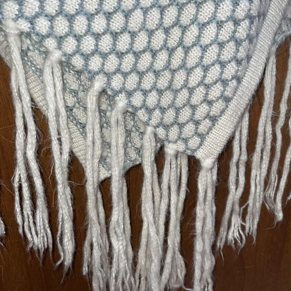 Figwood Anthropologie O/S Mohair Fringed Cowl Neck Poncho Sweater - Picture 3 of 4